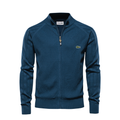 Textured Zip-Up Knit Jacket
