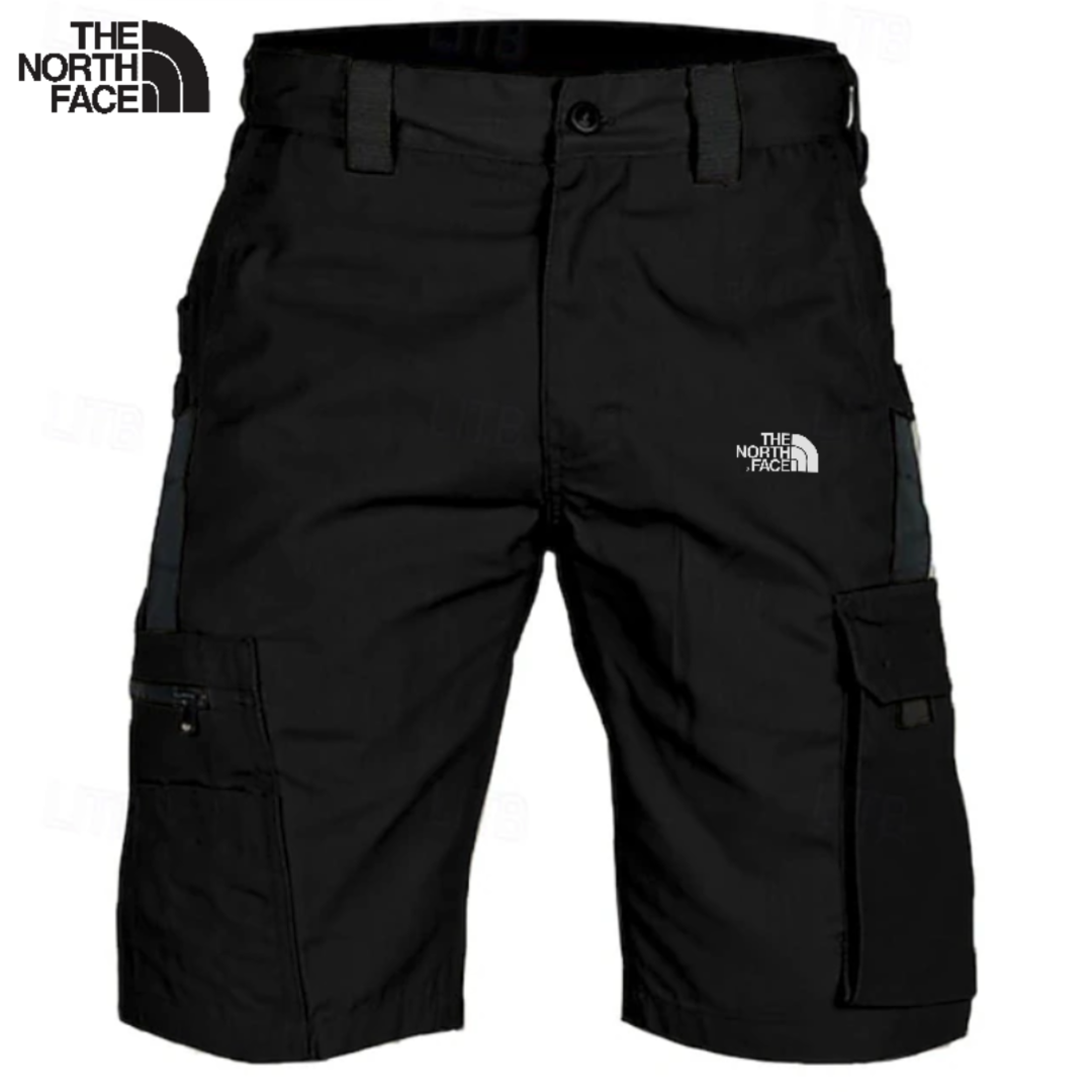Functional Multi-Pocket Zip-Detail Cropped Shorts